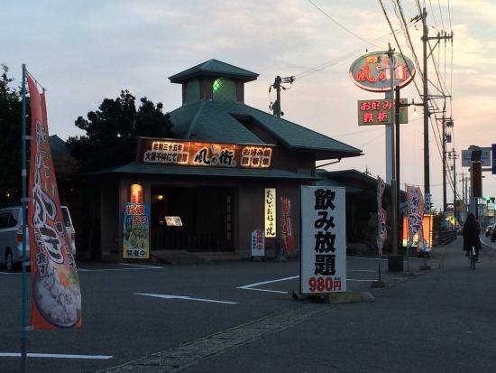 松任駅前の飲み屋街